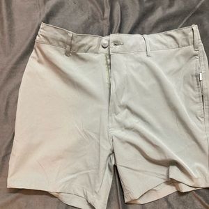 Olive Green Stretch Shorts